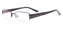 Carica l&#39;immagine nel visualizzatore di Gallery, Metal Eyeglass Frames Half Rim Rectangle Spectacles Men Classic Prescription Glasses For Myopia &amp; Reading
