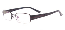 Carica l&#39;immagine nel visualizzatore di Gallery, Metal Eyeglass Frames Half Rim Rectangle Spectacles Men Classic Prescription Glasses For Myopia &amp; Reading