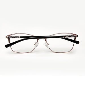 Metal Eyeglasses Frame Women Cat Eye Glasse Clear Vintage Transparent Prescription Myopia Woman Glasses Optical Frames#TWM7554C3