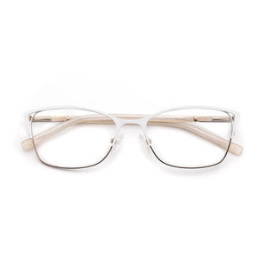 Metal Eyeglasses Frame Women Cat Eye Glasse Clear Vintage Transparent Prescription Myopia Woman Glasses Optical Frames#TWM7554C3