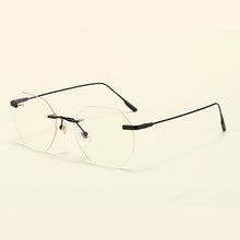 Carica l&#39;immagine nel visualizzatore di Gallery, Occhiali con montatura in metallo Occhiali senza montatura Unisex Anti Blue Ray e occhiali da vista ottici Cerniere a molla Vendita 