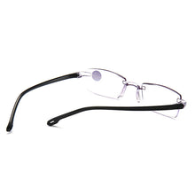 Load image into Gallery viewer, Metal Frame Men Reading Glasses Non Spherical 12 Layer Coated Lenses Vintage Business Hyperopia Prescription Eyewear