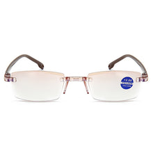 Load image into Gallery viewer, Metal Frame Men Reading Glasses Non Spherical 12 Layer Coated Lenses Vintage Business Hyperopia Prescription Eyewear