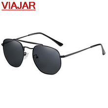 Load image into Gallery viewer, Metal Frame Sunglasses Sunshade Women 2023 Hexagon Retro Designer Driving Pilot Anti-UV400 Male Polarized Mirror Sun Glasses Men