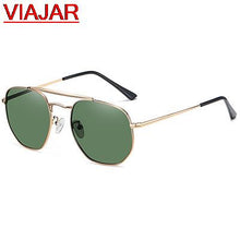 Load image into Gallery viewer, Metal Frame Sunglasses Sunshade Women 2023 Hexagon Retro Designer Driving Pilot Anti-UV400 Male Polarized Mirror Sun Glasses Men