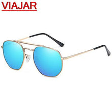 Load image into Gallery viewer, Metal Frame Sunglasses Sunshade Women 2023 Hexagon Retro Designer Driving Pilot Anti-UV400 Male Polarized Mirror Sun Glasses Men