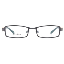 Carica l&#39;immagine nel visualizzatore di Gallery, Metal Full Rim Small Rectangular Spectacles Men Super Light Flexible Eyeglasses Frames For Prescription Lenses Myopia Reading