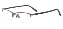 Load image into Gallery viewer, Metal Half Rim Spectacles Men Classic Eyeglass Frame For Myopia &amp; Reading Prescription Lenses