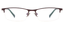 Load image into Gallery viewer, Metal Half Rim Spectacles Men Classic Eyeglass Frame For Myopia &amp; Reading Prescription Lenses