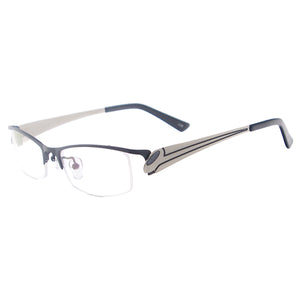 Metal Half Rim Spectacles Women Eyeglass Frames Prescription Glasses For Myopia and Reading Lenses