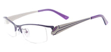 Load image into Gallery viewer, Metal Half Rim Spectacles Women Eyeglass Frames Prescription Glasses For Myopia and Reading Lenses
