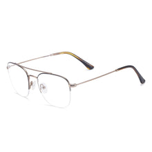Load image into Gallery viewer, Metal Men And Women Square Half Rim Medium And Colourful Optical Spectacles For Prescription Lenses Myopia Reading