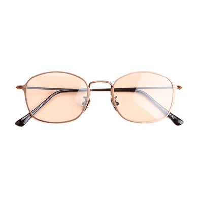 Metal Oval Optical Glasses For Men Design Blue Gun Coffee Clear Lens Myopia Eyewear Glasses Frame oculos de sol feminino