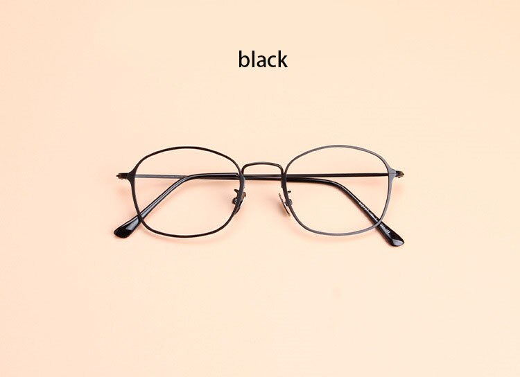 Metal Oval Optical Glasses For Men Design Blue Gun Coffee Clear Lens Myopia Eyewear Glasses Frame oculos de sol feminino