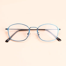 Carica l&#39;immagine nel visualizzatore di Gallery, Metal Oval Optical Glasses For Men Design Blue Gun Coffee Clear Lens Myopia Eyewear Glasses Frame oculos de sol feminino