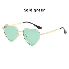 Load image into Gallery viewer, Metal Retro Love Heart Glasses Women Heart Shaped Polarized Sunglasses Ladies Brand Designer Sexy Eyewear Oculos UV400