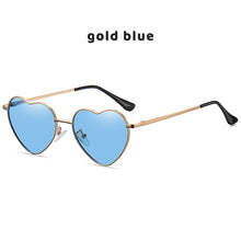 Load image into Gallery viewer, Metal Retro Love Heart Glasses Women Heart Shaped Polarized Sunglasses Ladies Brand Designer Sexy Eyewear Oculos UV400