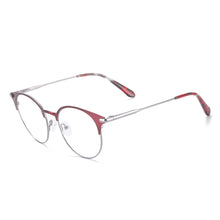 Load image into Gallery viewer, Metal Round Large Full Rim Men and Women Glasses Frame With Spring Hinge For Optical Lenses Myopia Reading Progressive