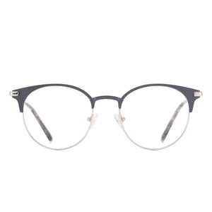 Metal Round Large Full Rim Men and Women Glasses Frame With Spring Hinge For Optical Lenses Myopia Reading Progressive