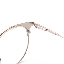 Load image into Gallery viewer, Metal Round Large Full Rim Men and Women Glasses Frame With Spring Hinge For Optical Lenses Myopia Reading Progressive