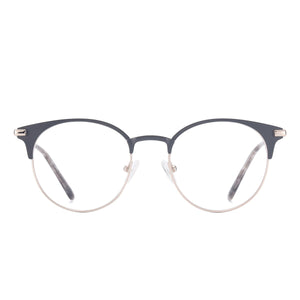 Metal Round Large Full Rim Men and Women Glasses Frame With Spring Hinge For Optical Lenses Myopia Reading Progressive