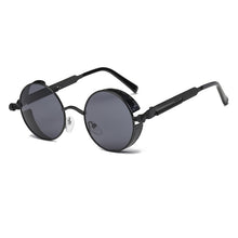 Load image into Gallery viewer, Metal Round Steampunk Sunglasses Men Women Glasses Brand Designer Retro Frame Vintage Sunglasses  UV400
