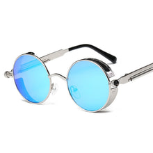 Load image into Gallery viewer, Metal Round Steampunk Sunglasses Men Women Glasses Brand Designer Retro Frame Vintage Sunglasses  UV400