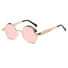 Load image into Gallery viewer, Metal Round Steampunk Sunglasses Men Women Glasses Brand Designer Retro Frame Vintage Sunglasses  UV400