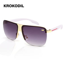 Load image into Gallery viewer, Metal Square Steampunk Sunglasses Men Women  Glasses Brand Designer Retro Frame Vintage Sunglasses High Quality UV400