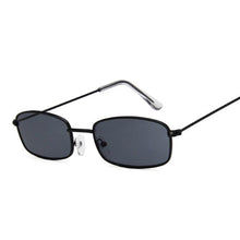 Load image into Gallery viewer, Metal Square Sunglasses Men Retro Brand Travel Small Rectangle Sun Glasses Male Black Yellow Red Mirror Vintage Oculos De Sol