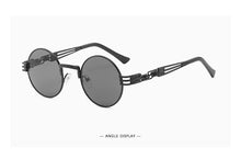 Load image into Gallery viewer, Metal Steampunk Sunglasses Men Women Round Glasses Brand Design Vintage Sunglasses  UV400 Eyewear Shades