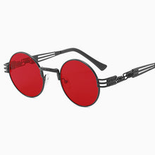 Load image into Gallery viewer, Metal Steampunk Sunglasses Men Women Round Glasses Brand Design Vintage Sunglasses  UV400 Eyewear Shades