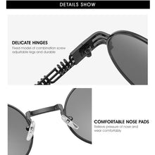 Load image into Gallery viewer, Metal Steampunk Sunglasses Men Women Round Glasses Brand Design Vintage Sunglasses  UV400 Eyewear Shades