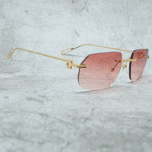 Carica l'immagine nel visualizzatore di Gallery, Metal Sunglasses 2022 Trending Product Shades Eyewear  Rimless Carter Designer Eye Protect  Gafas De Sol Hombre