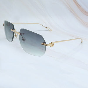 Metal Sunglasses Mens Carter Designer Sun Glasses Women Driving Shades Summer Cool Decoration Protect Rimless Sunglass
