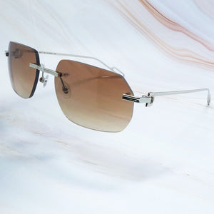 Metal Sunglasses Mens Carter Designer Sun Glasses Women Driving Shades Summer Cool Decoration Protect Rimless Sunglass