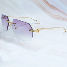 Load image into Gallery viewer, Metal Sunglasses Mens Carter Designer Sun Glasses Women Driving Shades Summer Cool Decoration Protect Rimless Sunglass