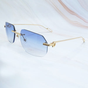 Metal Sunglasses Mens Carter Designer Sun Glasses Women Driving Shades Summer Cool Decoration Protect Rimless Sunglass