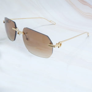 Metal Sunglasses Mens Carter Designer Sun Glasses Women Driving Shades Summer Cool Decoration Protect Rimless Sunglass