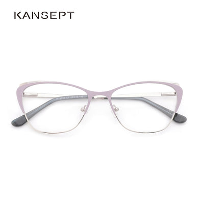 Metal Women Eyeglasses Frame  Cat Eye Spectacles Prescription Glasses Frame Computer Eyeglasses Frame For Women#TF2210C5