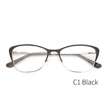 Carica l&#39;immagine nel visualizzatore di Gallery, Metal Women Eyeglasses Frame  Cat Eye Spectacles Prescription Glasses Frame Computer Eyeglasses Frame For Women#TF2210C5