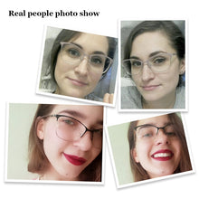Load image into Gallery viewer, Metal Women Glasses Frames Optical Prescription Glasses Frame Clear lens Eyewear Pink Eyeglasses Frame 2023 Design