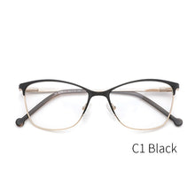 Load image into Gallery viewer, Metal Women Glasses Frames Optical Prescription Glasses Frame Clear lens Eyewear Pink Eyeglasses Frame 2023 Design