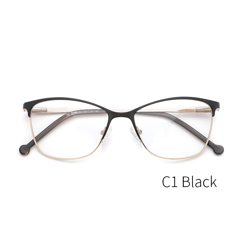 Metal Women Glasses Frames Optical Prescription Glasses Frame Clear lens Eyewear Pink Eyeglasses Frame 2023 Design