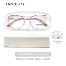 Load image into Gallery viewer, Metal Women Metal Glasses Frame Cat Eye Glasses Women Myopia Optical Clear Eyeglasses Frame Brand Designer Vintage