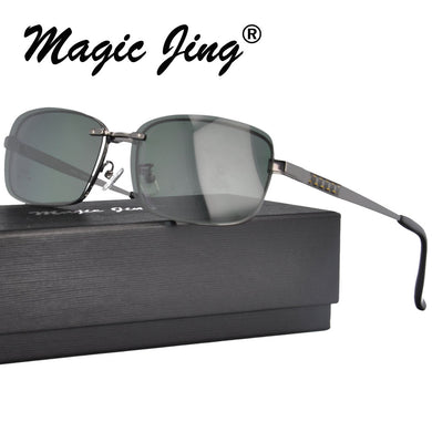 Metal clip on eyeglasses  eyewear for men full rim optical frames  with clip on night sight glasses  S9263