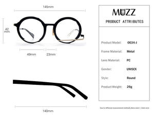 Metals Retro Optical Eyeglasses Hand Made Japan Men Myopia Prescription Glasses Frame Personality Women   Eyewear