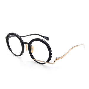 Metals Round Optical Eyeglasses Hand Made Japan Round Men Myopia Prescription Glasses Frame Personality Women Hyperopia  Eyewear
