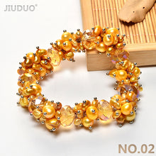 Load image into Gallery viewer, Meteor Colorful Pearl Bracelet for women Fashion Crystal Bracelets with ston Exclusive Designed Vibrant Jewellery