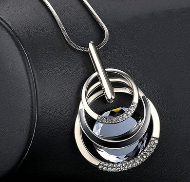Collier Femme Long Necklaces & Pendants for Women Round Statement Necklace Maxi Colar Chain Fashion Jewelry 2017 Bijoux
